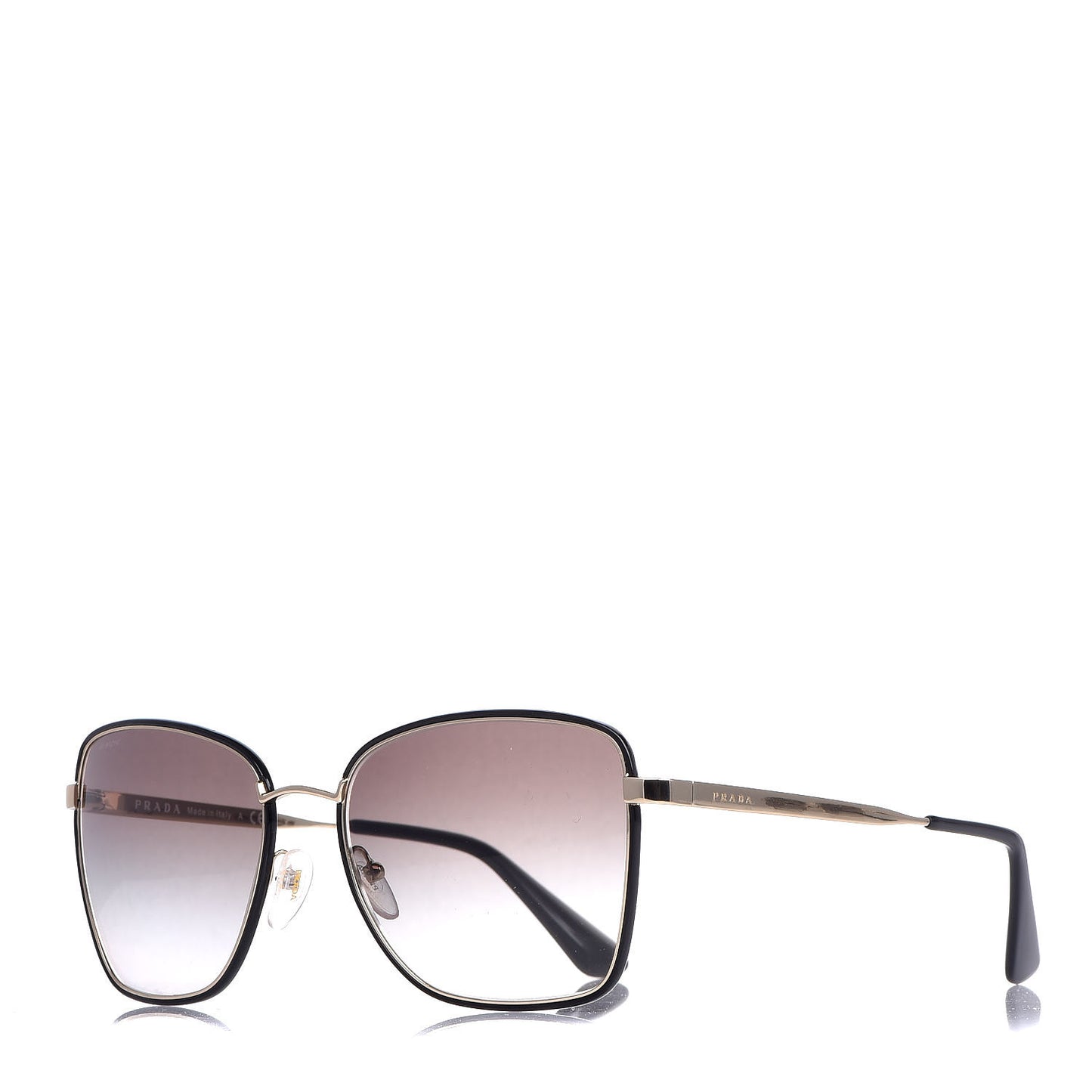 Gradient Sunglasses SPR 52S Black Gold