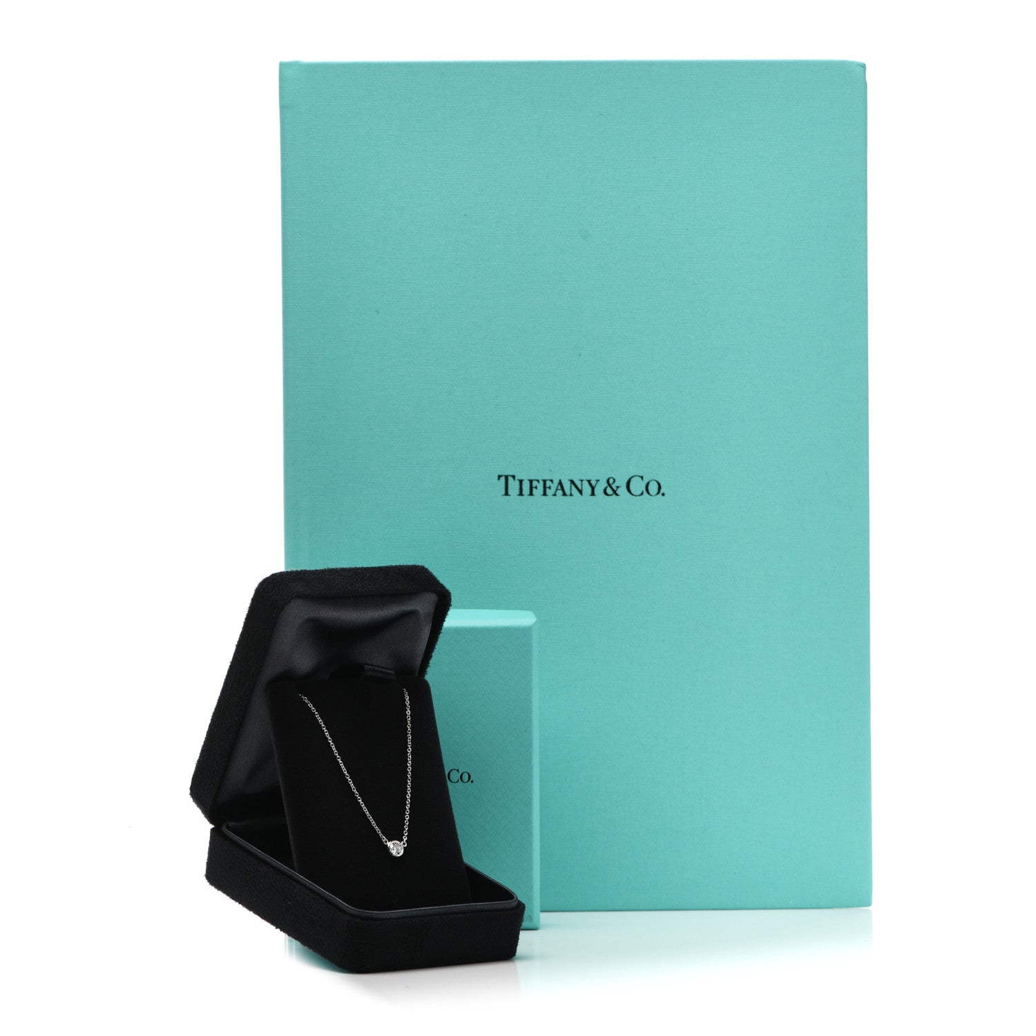 Tiffany Platinum Diamond .21ct Elsa Peretti Diamonds by the Yard Pendant Necklace 6 of 6