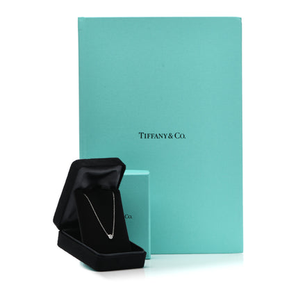 Tiffany Platinum Diamond .21ct Elsa Peretti Diamonds by the Yard Pendant Necklace 6 of 6