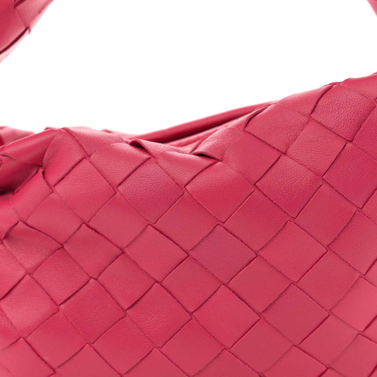 Nappa Intrecciato Mini Jodie Cranberry