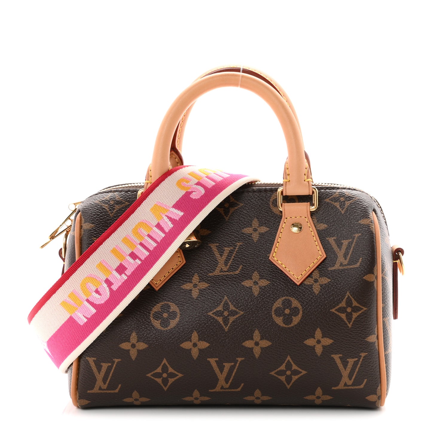 Monogram Speedy Bandouliere 20 Fuchsia