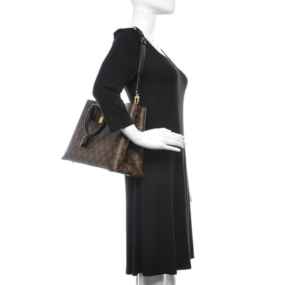 Louis Vuitton Monogram Flower Tote Black 3 of 9