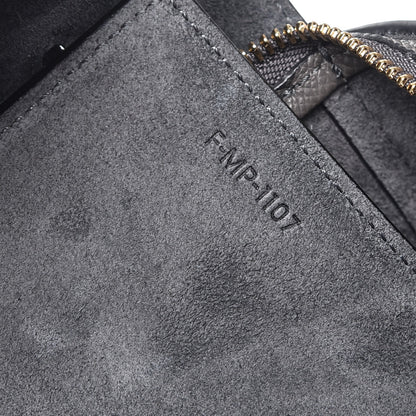 Celine Grained Calfskin Micro Belt Bag Grey 9 of 9
