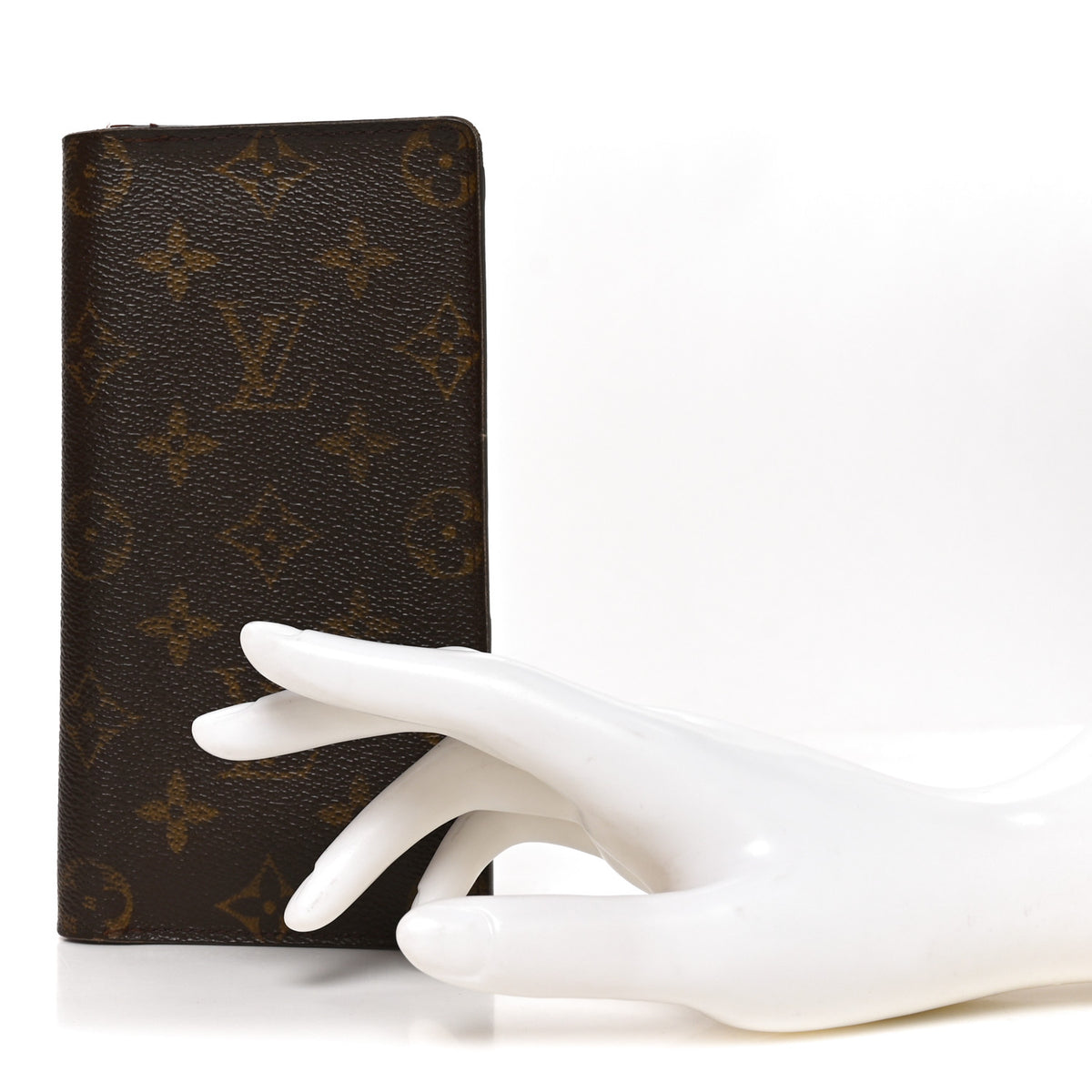 Louis Vuitton Monogram Porte Valeurs Checkbook Wallet 2 of 6
