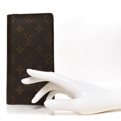 Louis Vuitton Monogram Porte Valeurs Checkbook Wallet 2 of 6