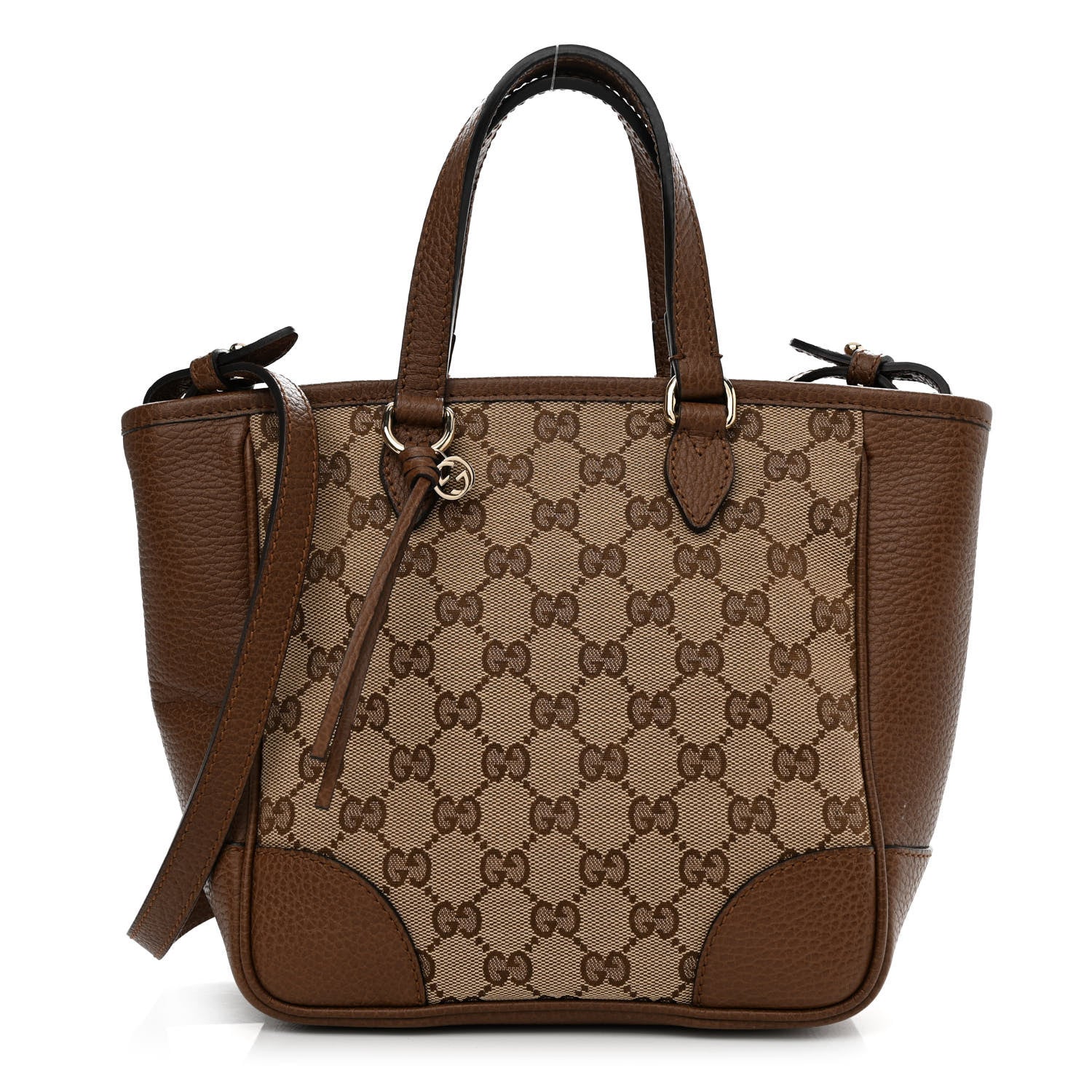 Gucci Monogram Small Bree Tote Beige Tabacco 1 of 10