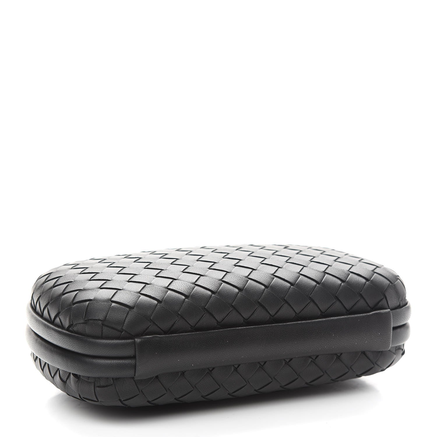 Bottega Veneta Nappa Intrecciato Chain Knot Clutch Black 3 of 7