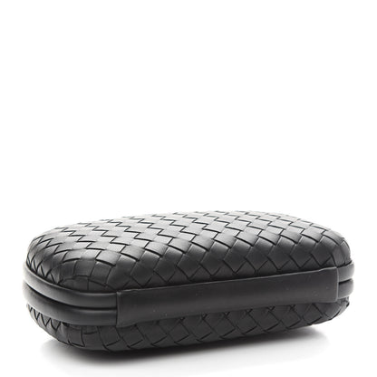 Bottega Veneta Nappa Intrecciato Chain Knot Clutch Black 3 of 7