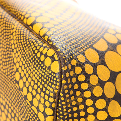 Louis Vuitton Monogram Kusama Waves Neverfull MM Yellow 12 of 14