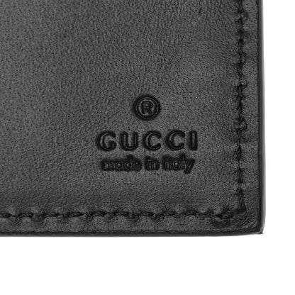 Gucci GG Supreme Monogram Kingsnake Nice Bi-Fold Wallet Black Grey 6 of 8