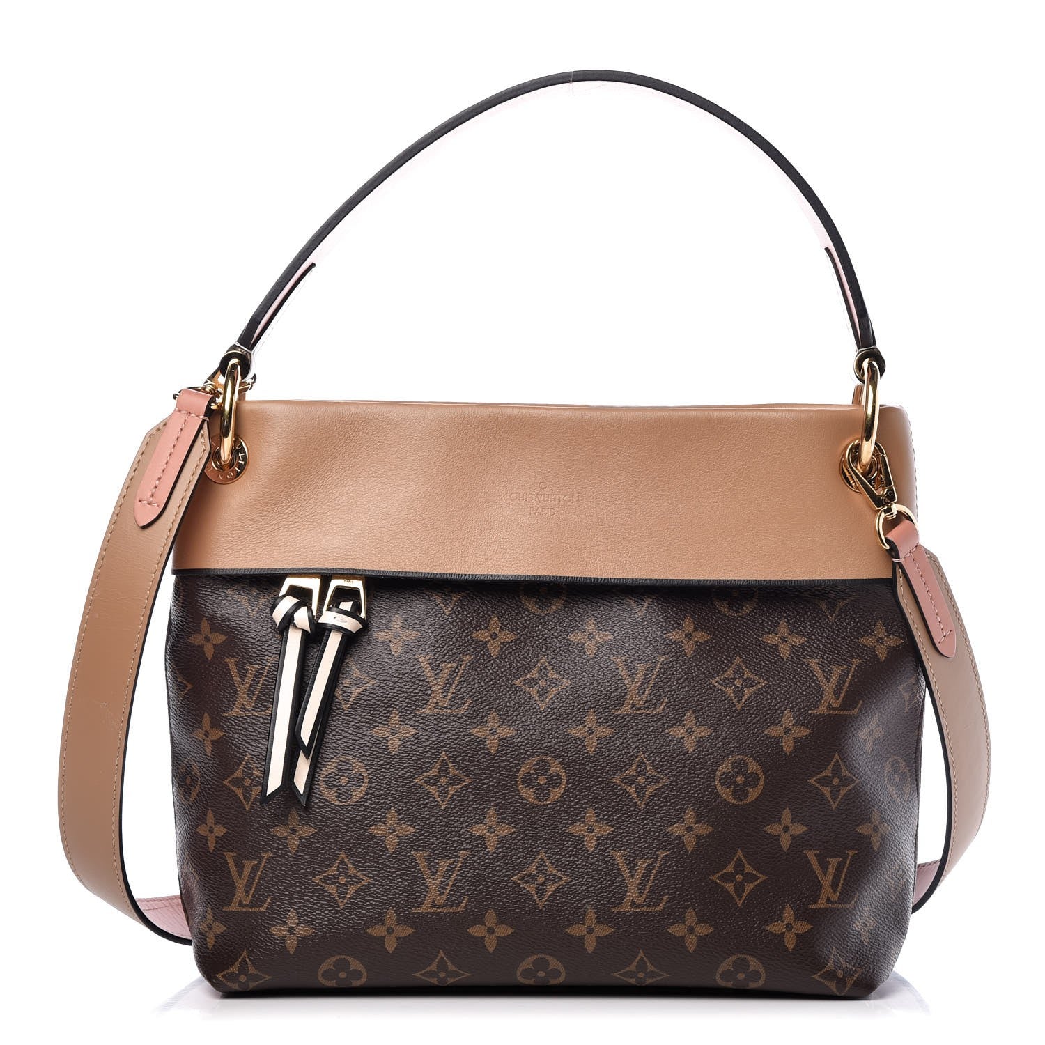 Louis Vuitton Monogram Tuileries Besace Sesame Peach Creme 2 of 21
