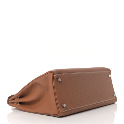 Hermes Togo Kelly Retourne 35 Gold 4 of 17