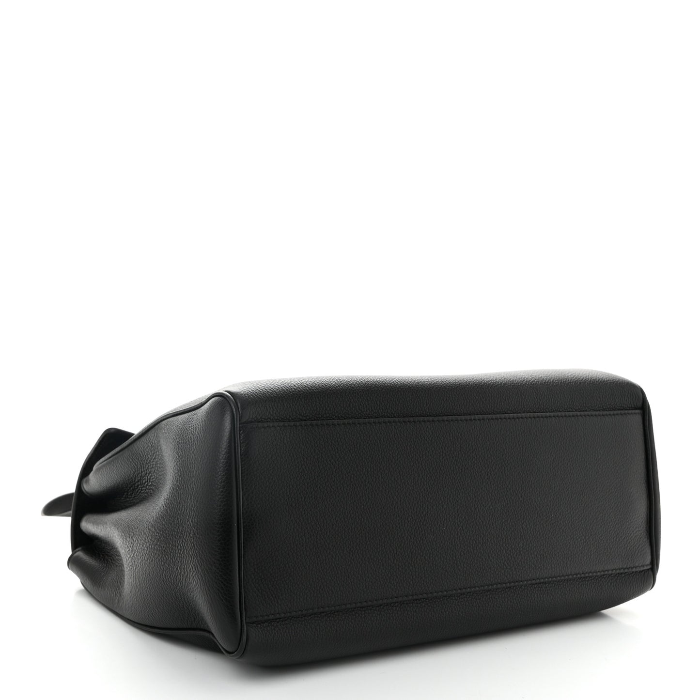 Supple Grained Calfskin Medium Soft 16 Bag Black