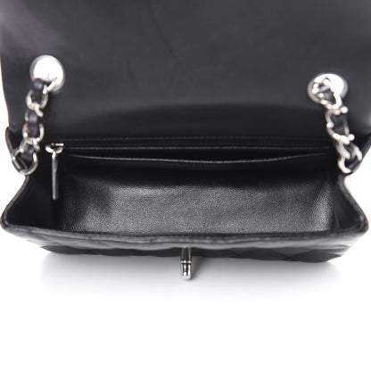 Chanel Lambskin Quilted Mini Rectangular Flap Black 5 of 13