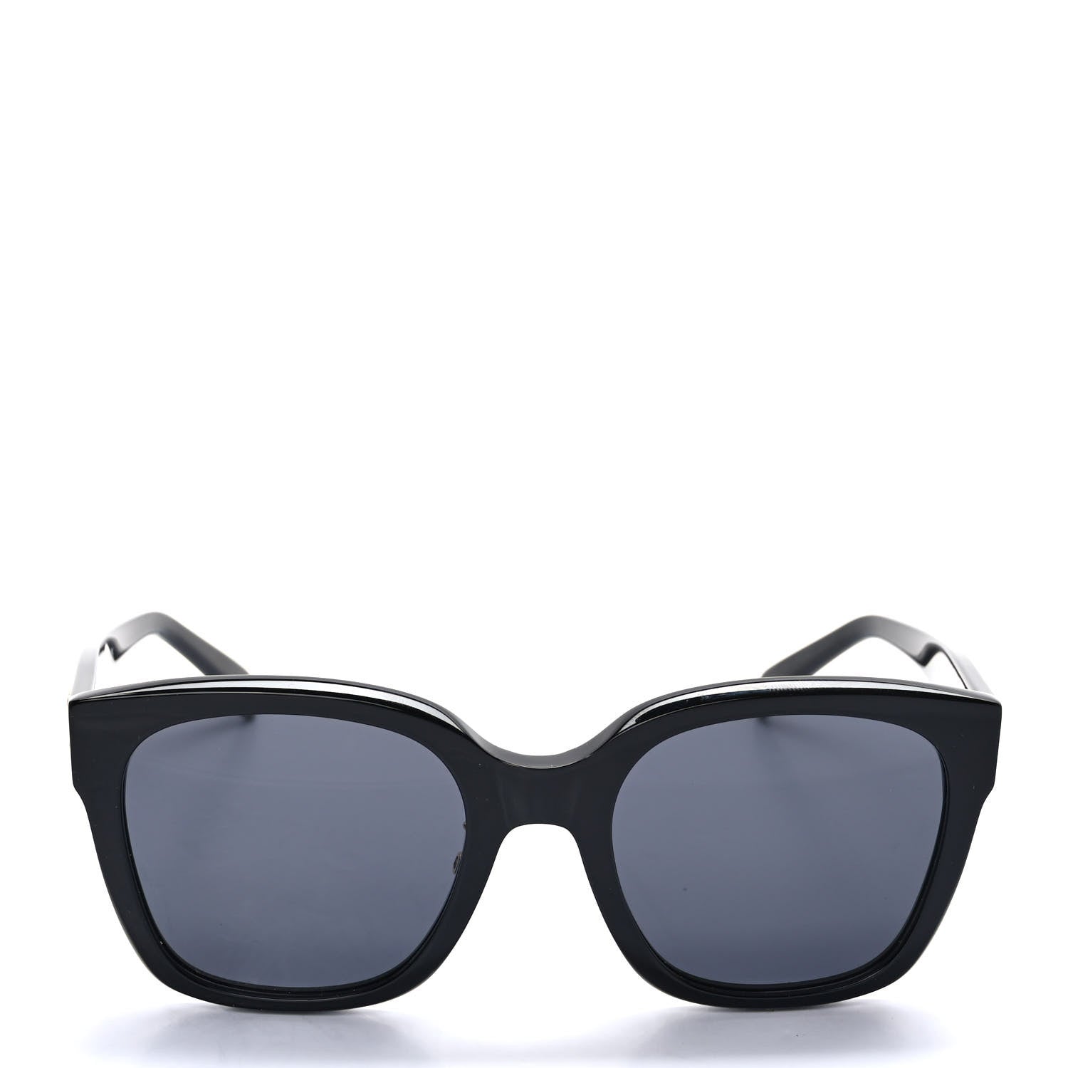 Celine Acetate Triomphe 01 Square Sunglasses CL 40222F Black 2 of 7