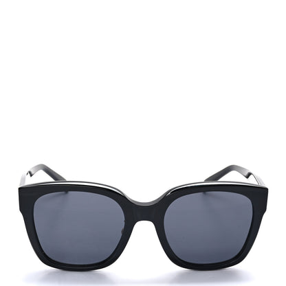 Celine Acetate Triomphe 01 Square Sunglasses CL 40222F Black 2 of 7