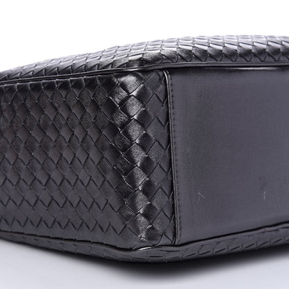 Bottega Veneta Metallic Grosgrain Intrecciato Tote Argento Ossidato 8 of 10