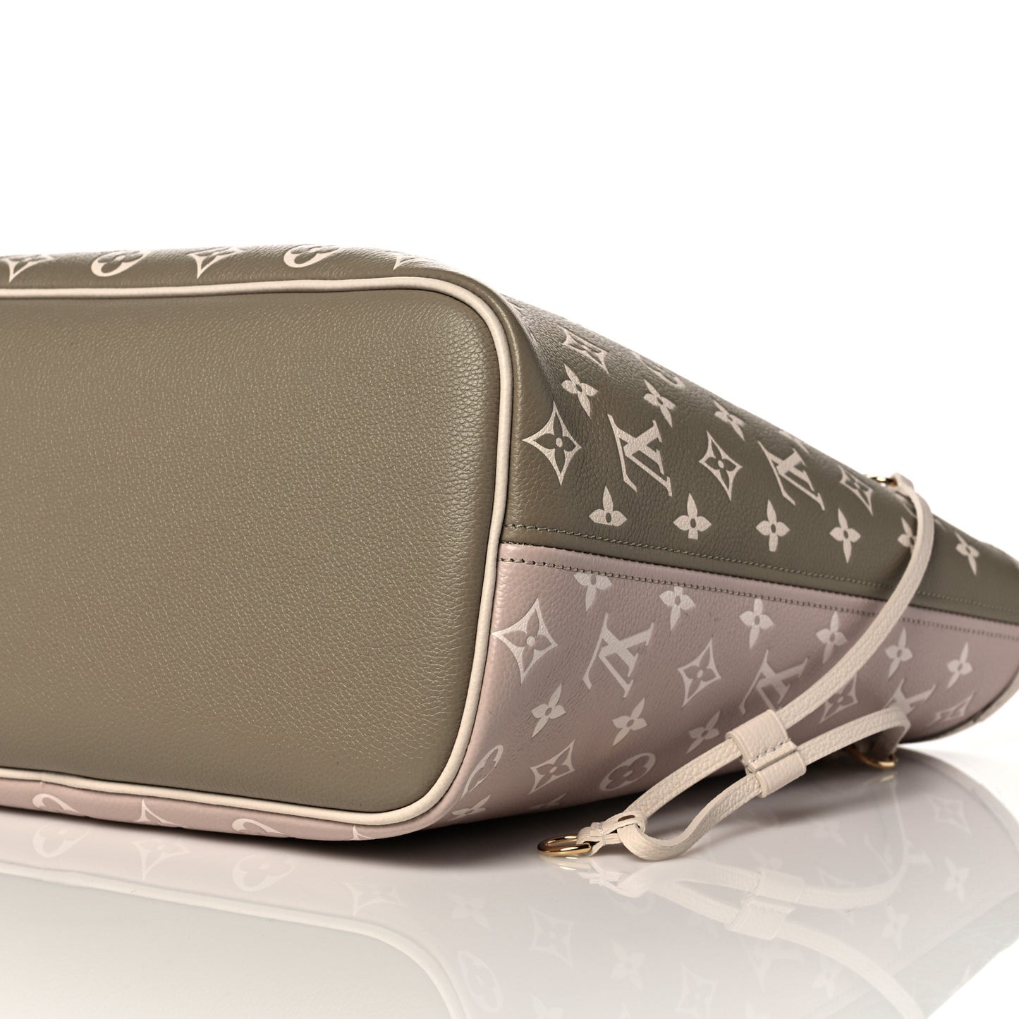 Empreinte Monogram Spring In The City Neverfull MM Kaki Beige Cream