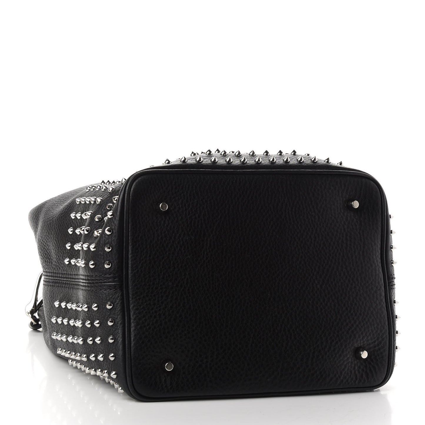 Calfskin Studded Medium Susanna Hobo Black