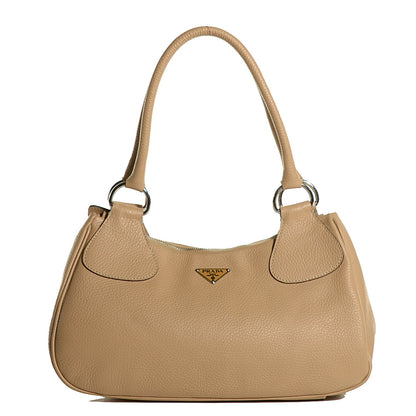 Prada Vitello Daino Shoulder Bag Sabbia 1 of 9