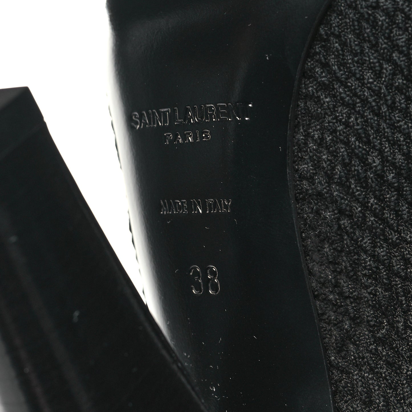 Tessuto Pitone Stretch Over The Knee Boots 38 Black