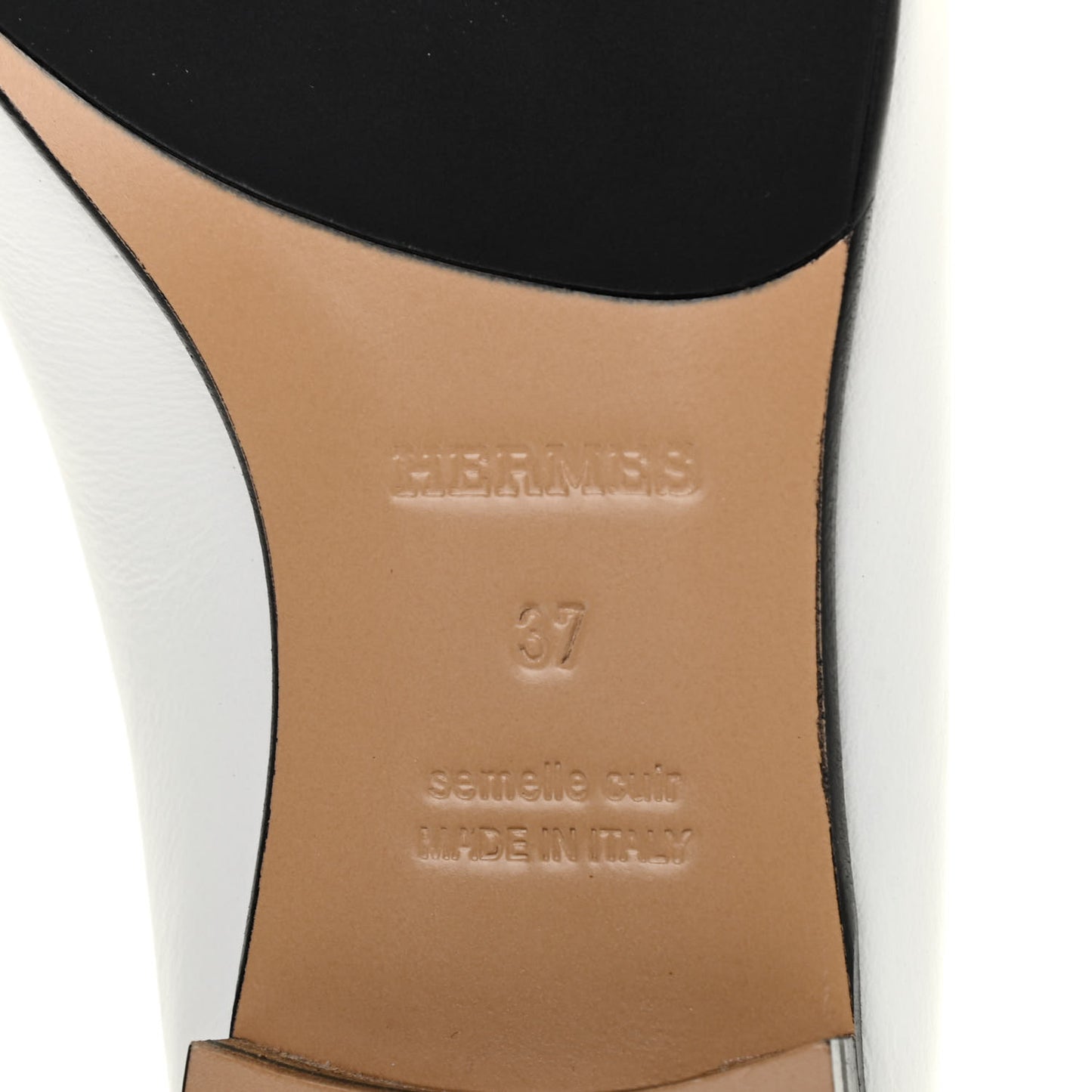 Calfskin Womens Paris Loafers 37 White Bois De Santal