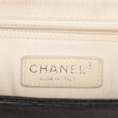 Chanel Washed Lambskin Quilted Medium Chain Around Messenger Black 6 of 7