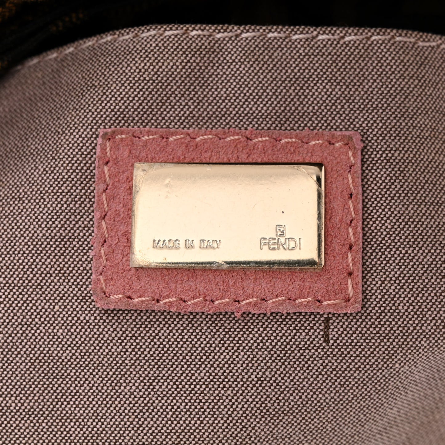 Zucca Cuoio Lucido Small Chef Shoulder Bag Tobacco Pink