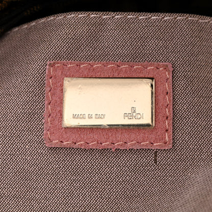 Fendi Zucca Cuoio Lucido Small Chef Shoulder Bag Tobacco Pink 6 of 10