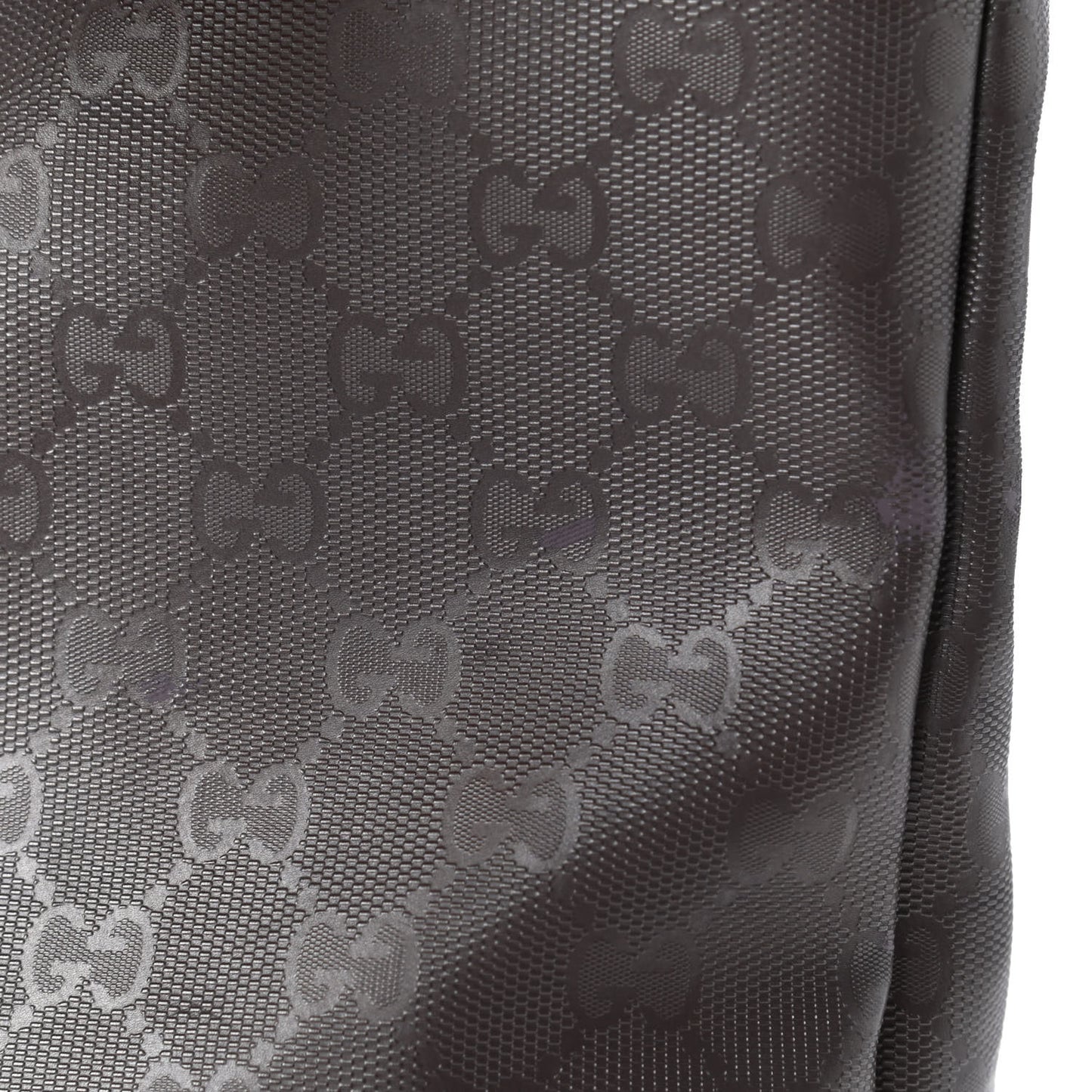 Imprime Monogram Medium Zippered Shopping Tote Pewter