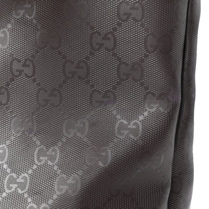 Gucci Imprime Monogram Medium Zippered Shopping Tote Pewter 6 of 7