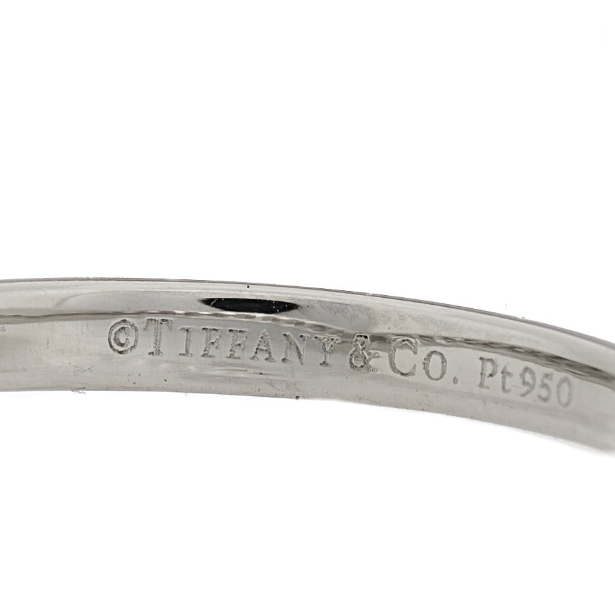 Tiffany Platinum Diamond Soleste V Band Ring 48 4.5 4 of 4