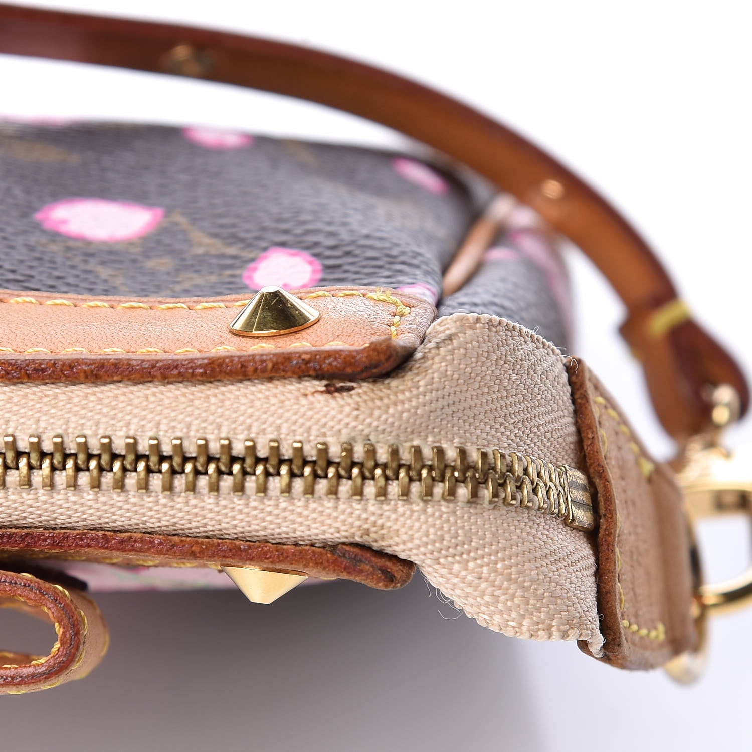 Louis Vuitton Monogram Cherry Blossom Pochette Accessories Brown 14 of 17