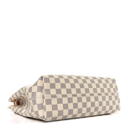 Louis Vuitton Damier Azur Graceful PM Rose Ballerine 4 of 9