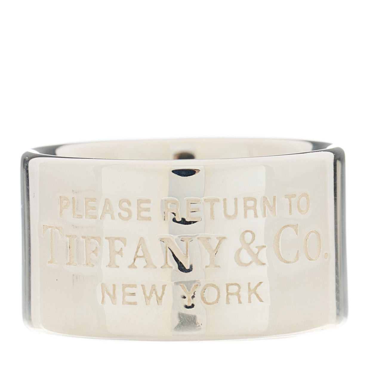 Sterling Silver Wide Return to Tiffany Ring 49 4.75