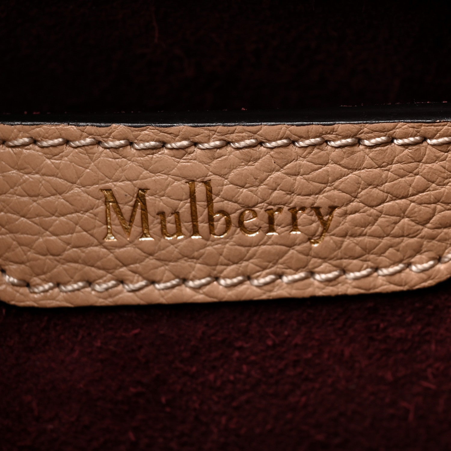 Mulberry Small Classic Grain Mini Zipped Bayswater Rosewater 6 of 8
