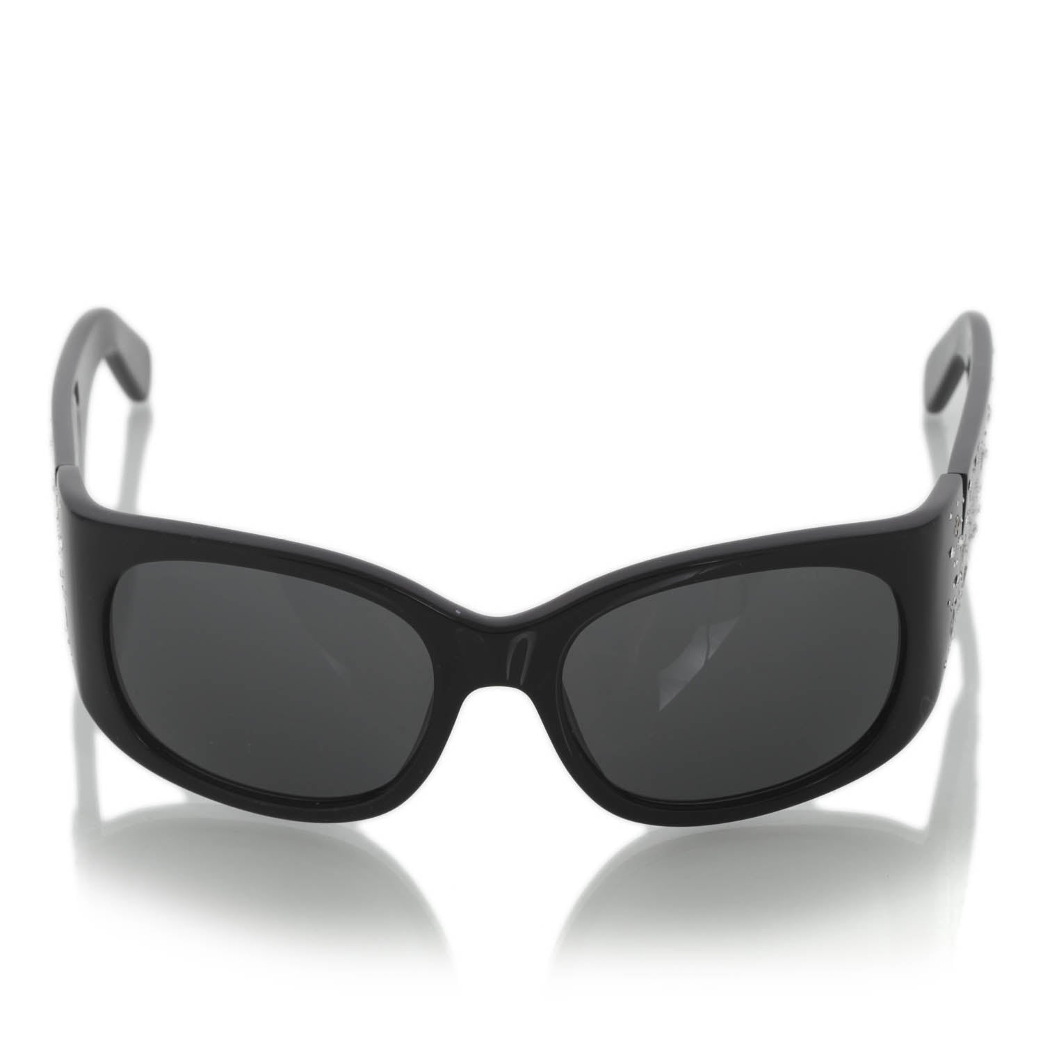 Chanel Swarovski Crystal CC Logo Sunglasses 5134 B 4 of 8
