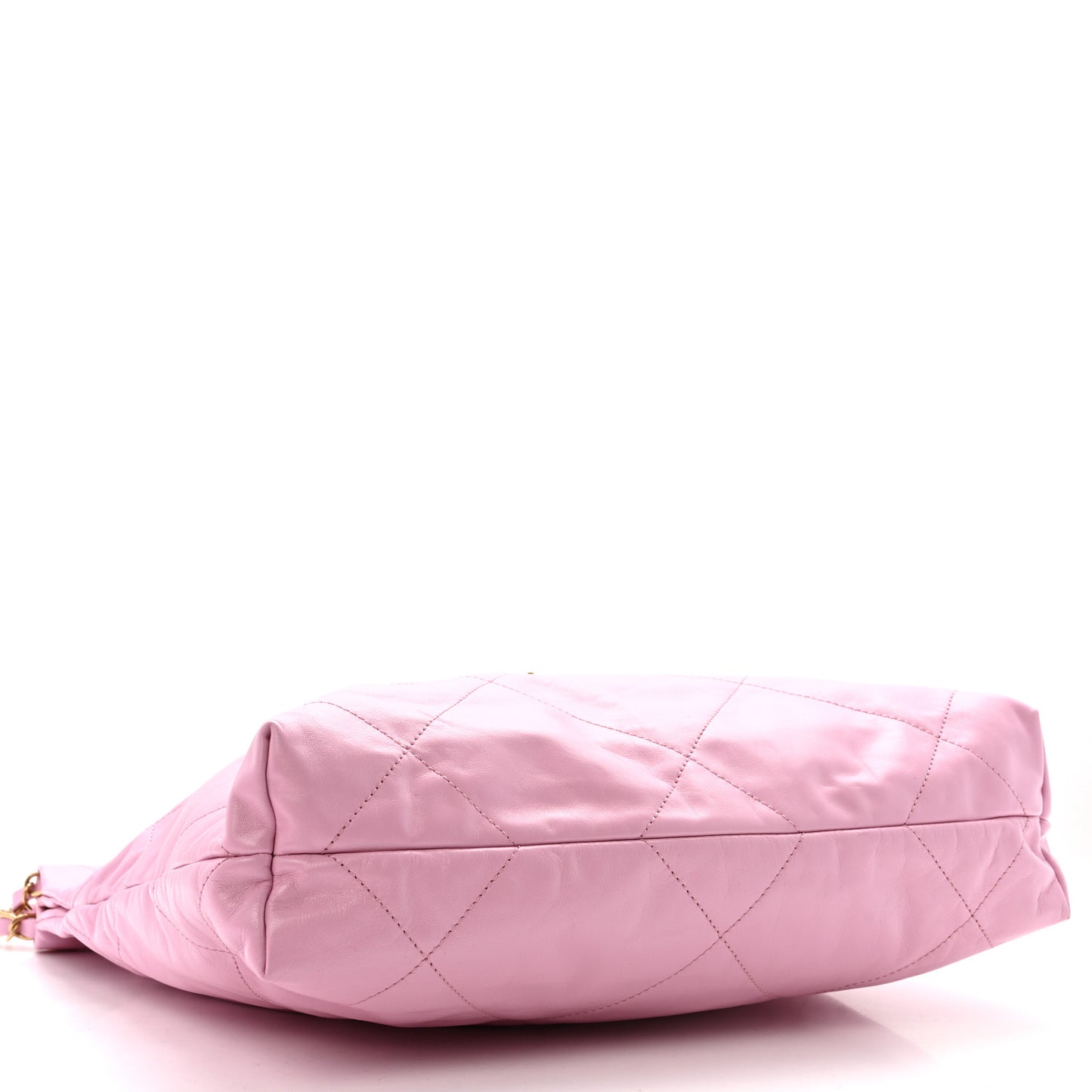 Shiny Calfskin Quilted Small Chanel 22 Lilac