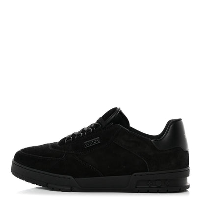Louis Vuitton Suede Uniform Sneakers 11.5 Black 1 of 8