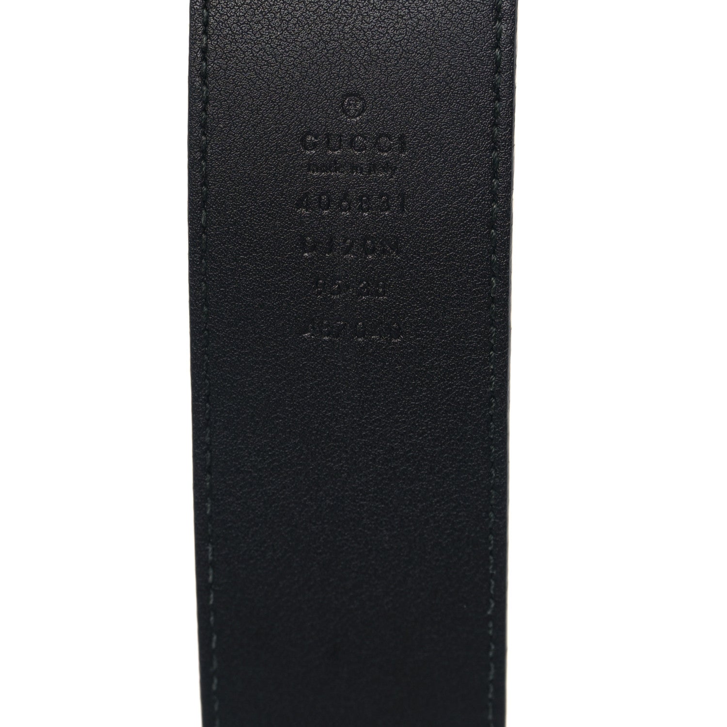 Gucci Textured Calfskin Double G 40mm Belt 90/36 Dark Cocoa 3 of 5