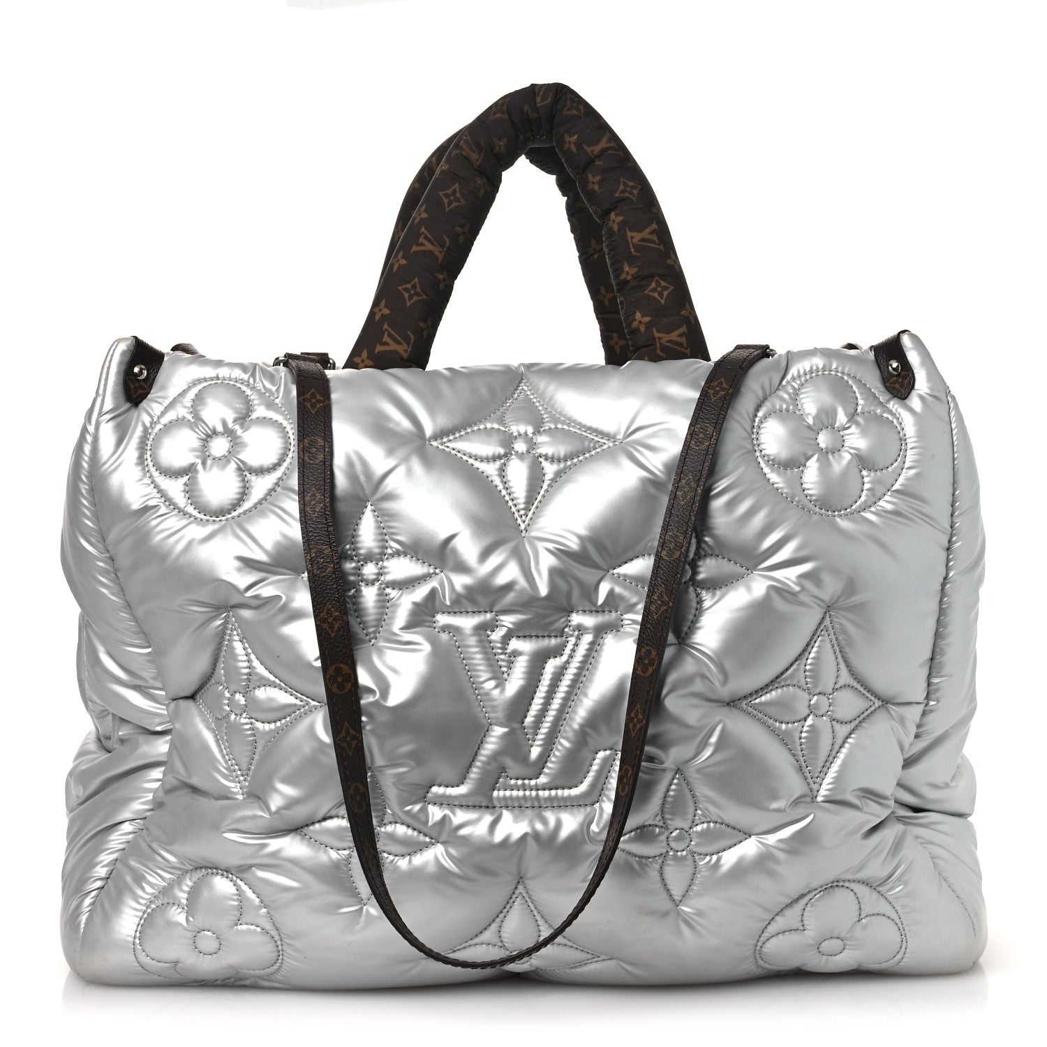 Louis Vuitton Econyl Monogram Pillow Giant Onthego GM Silver 1 of 9