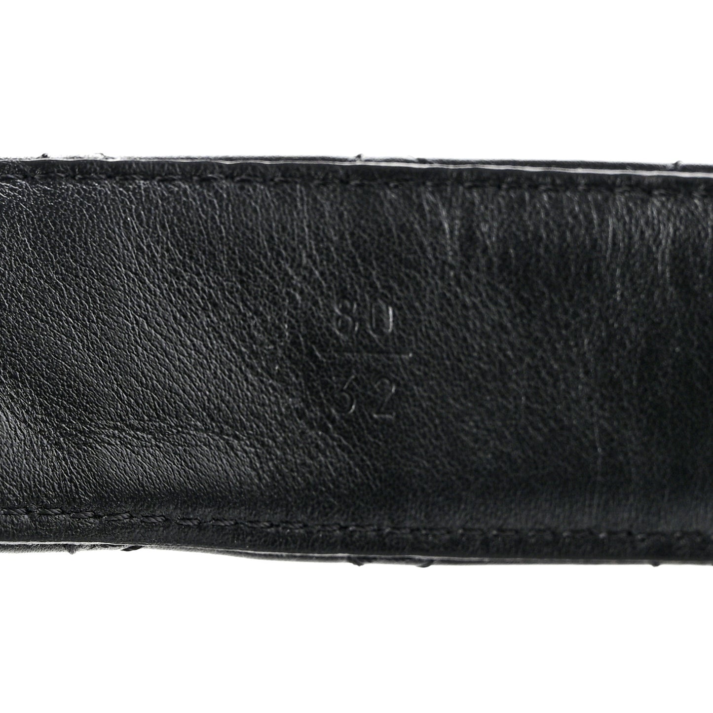 Lambskin Quilted CC Chain Belt 80 32 Black