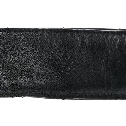 Chanel Lambskin Quilted CC Chain Belt 80 32 Black 5 of 7