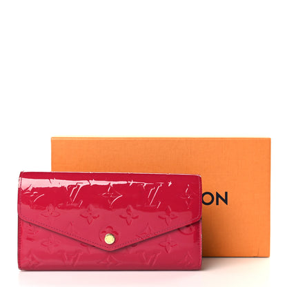 Louis Vuitton Vernis Sarah Wallet NM Rose Indien 11 of 11