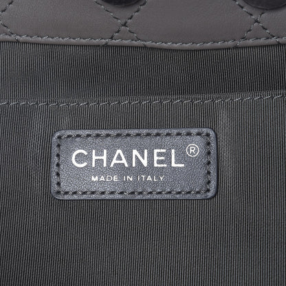 Chanel Calfskin Stitched Large Hobo Grey 7 of 9