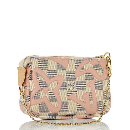 Louis Vuitton Damier Azur Tahitienne Mini Pochette Accessories 3 of 6