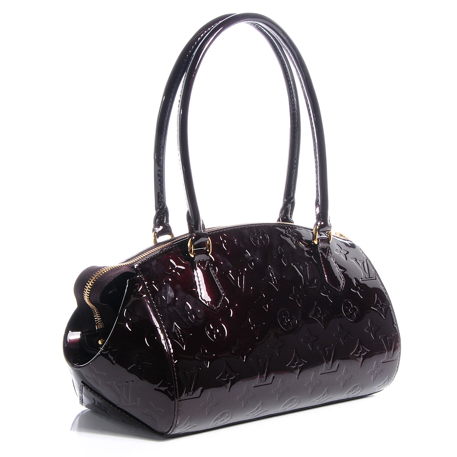 Louis Vuitton Vernis Sherwood PM Amarante 3 of 8