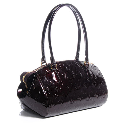 Louis Vuitton Vernis Sherwood PM Amarante 3 of 8