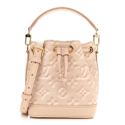 Louis Vuitton Empreinte Monogram Summer Stardust Nano Noe Beige Clair 1 of 10