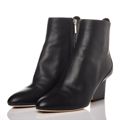 Jimmy Choo Grainy Calfskin Autumn 65 Ankle Boots 38 Black 3 of 14